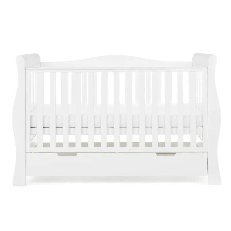 Obaby Stamford Luxe Sleigh (3 Piece) Room Set - White