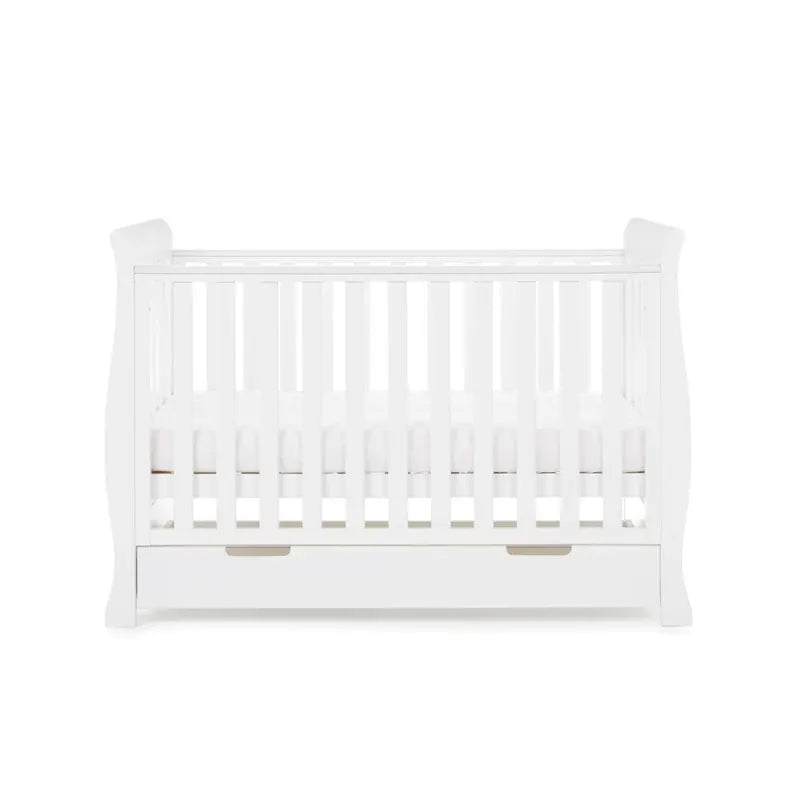 Obaby Stamford Mini Sleigh (3 Piece) Room Set - White