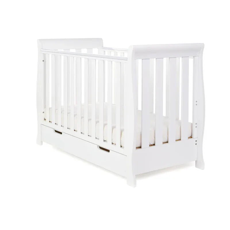 Obaby Stamford Mini Sleigh (3 Piece) Room Set - White