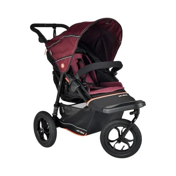 Out N About Nipper V6 (Switch) Newborn Bundle - Brambleberry Red