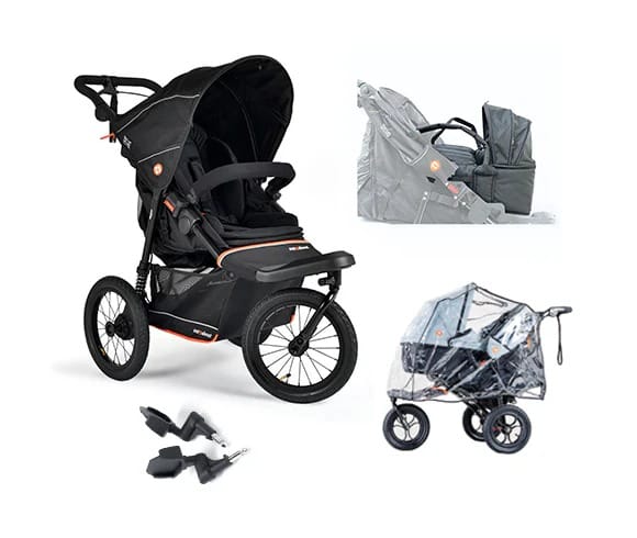 Out N About Nipper V6 Plus Newborn Pod Bundle - Summit Black