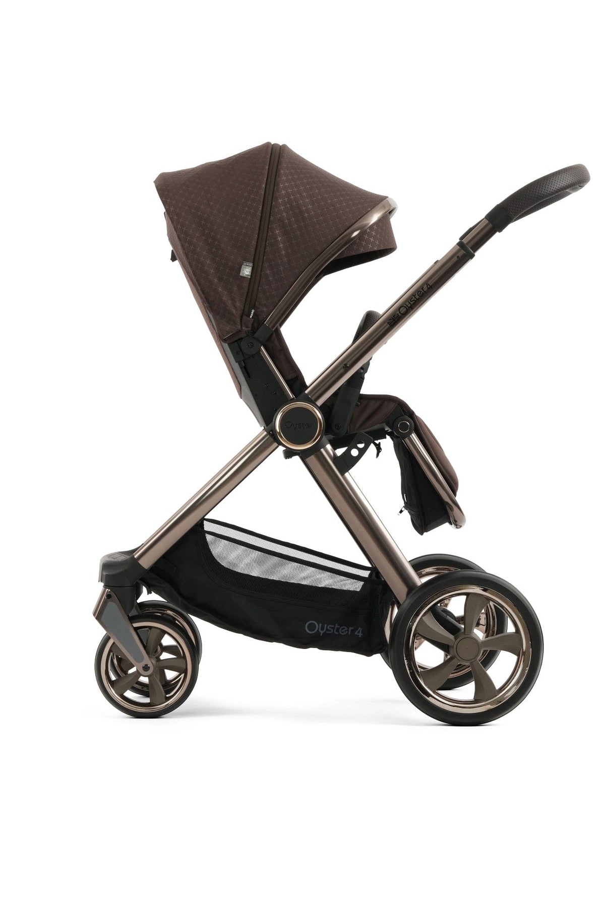Oyster 4 Luxury (CabrioFix i-Size) Travel System - Brown Raven