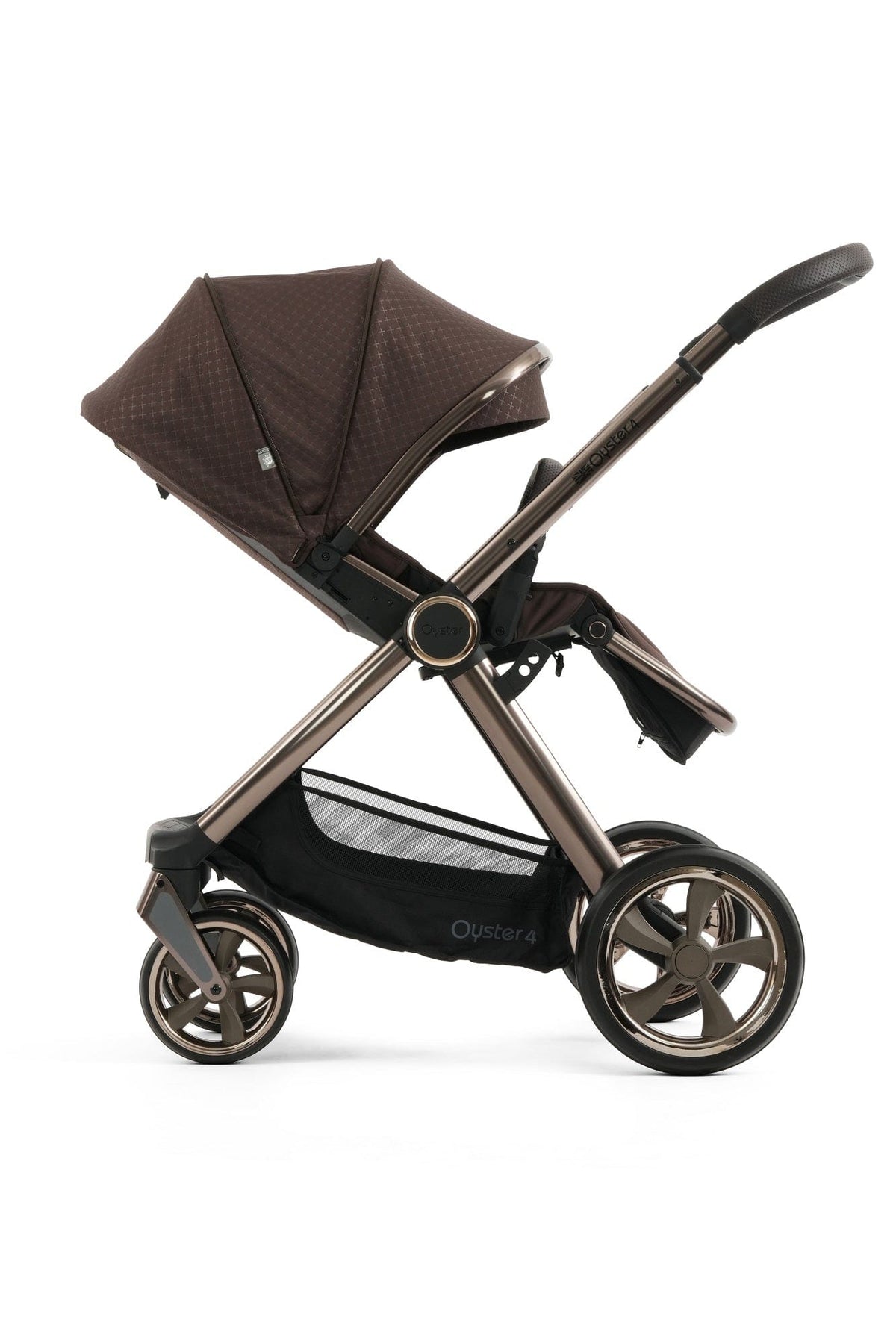 Oyster 4 Luxury (CabrioFix i-Size) Travel System - Brown Raven