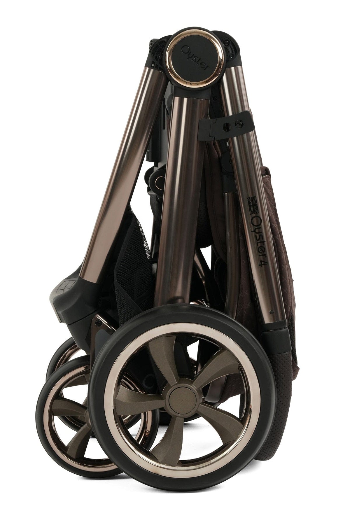 Oyster 4 Luxury (CabrioFix i-Size) Travel System - Brown Raven