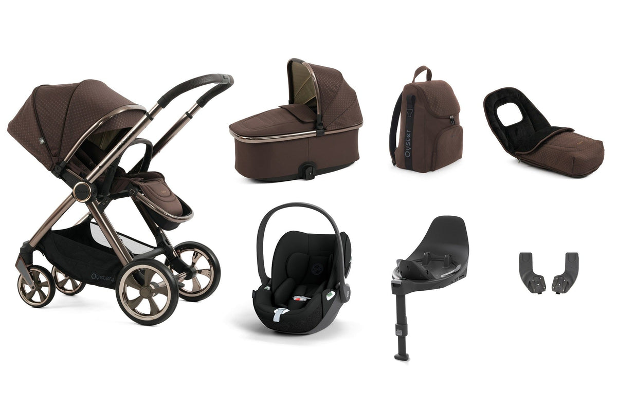 Oyster 4 Luxury (Cloud T) Travel System - Brown Raven