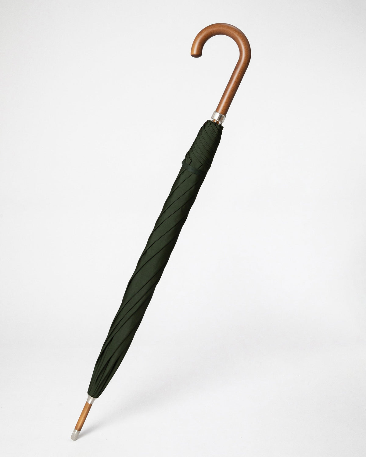 London Undercover Olive Green and Orange Double CG Umbrella