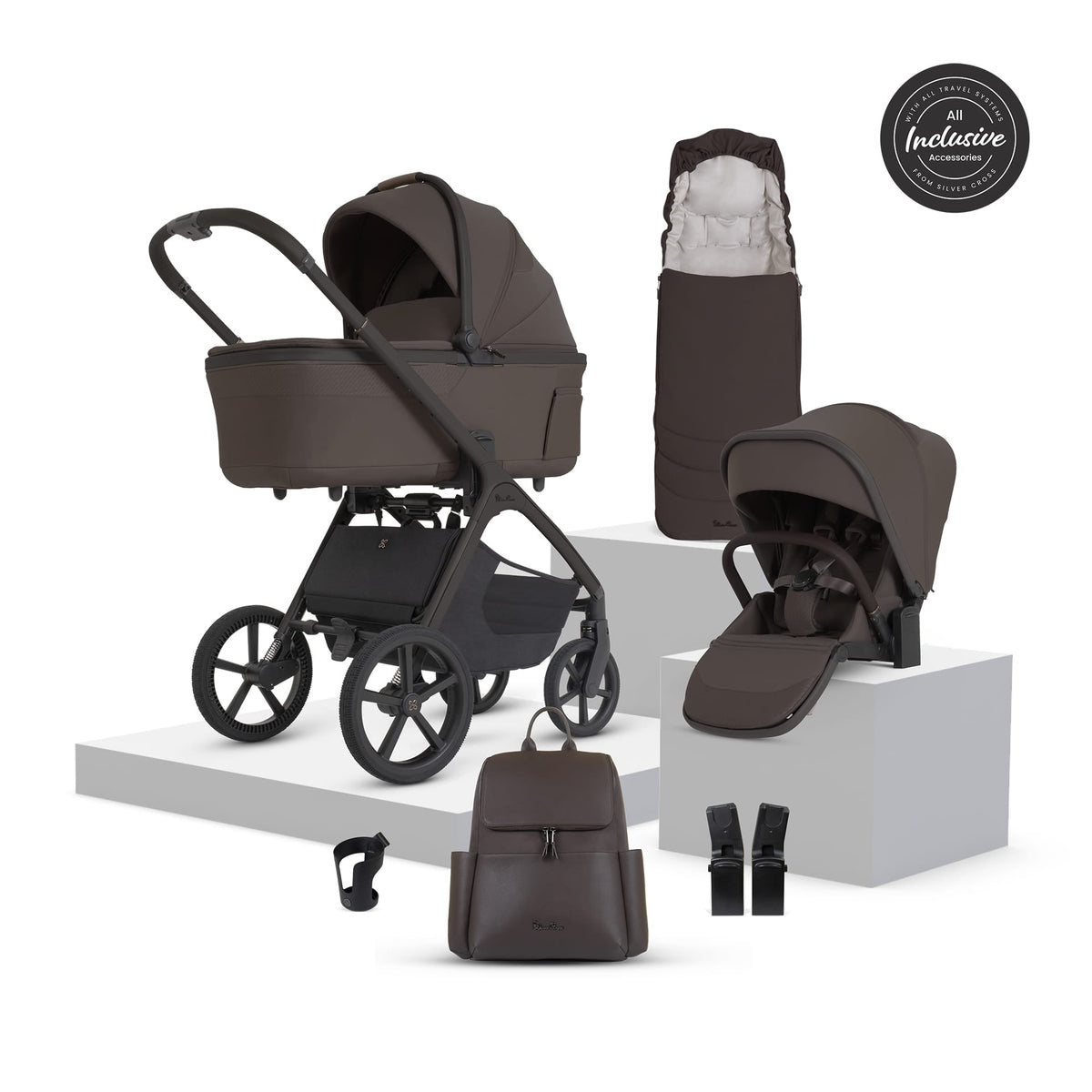 Silver Cross Cove 2 Accessory Bundle - Chocolate