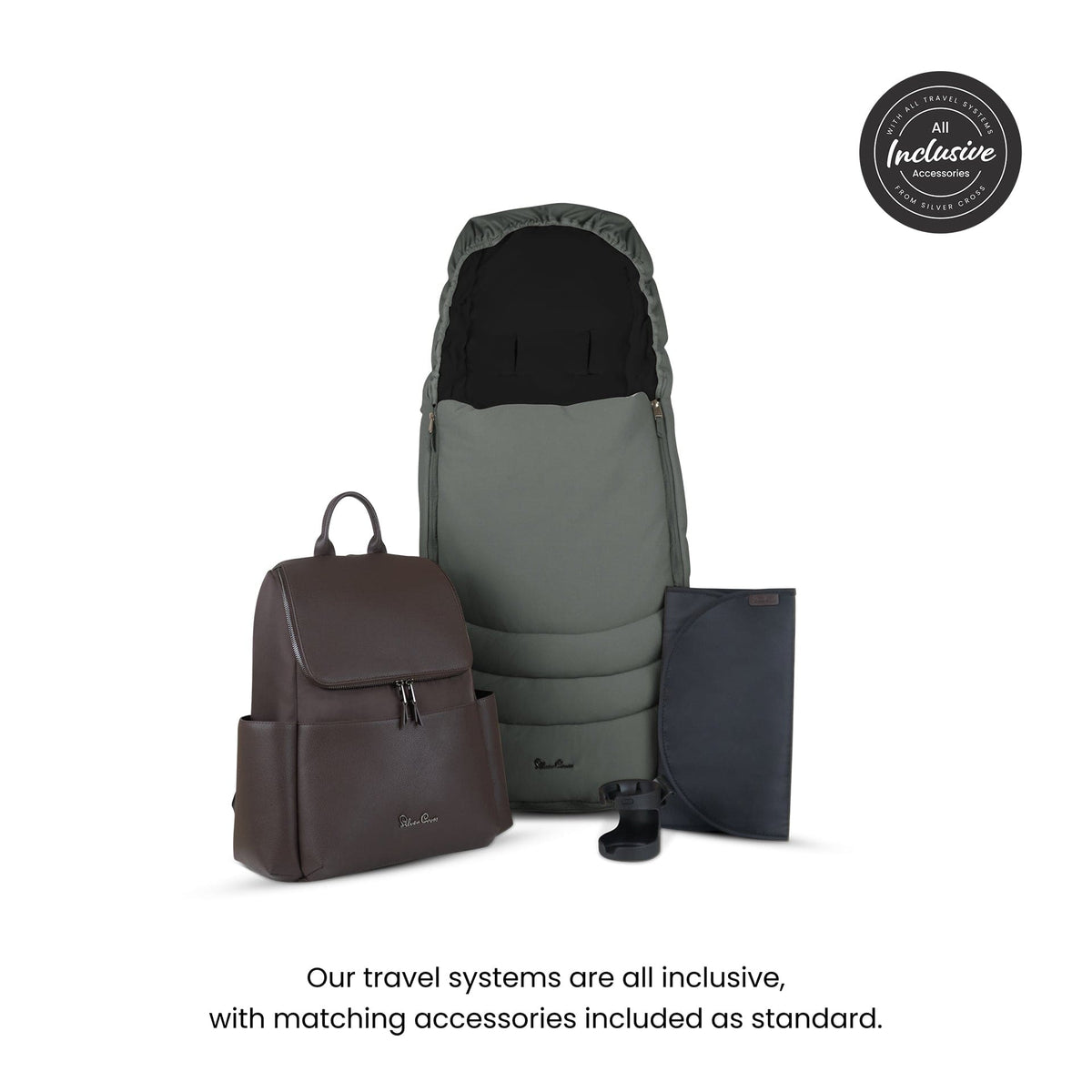 Silver Cross Cove (Cloud T) Travel System - Pewter
