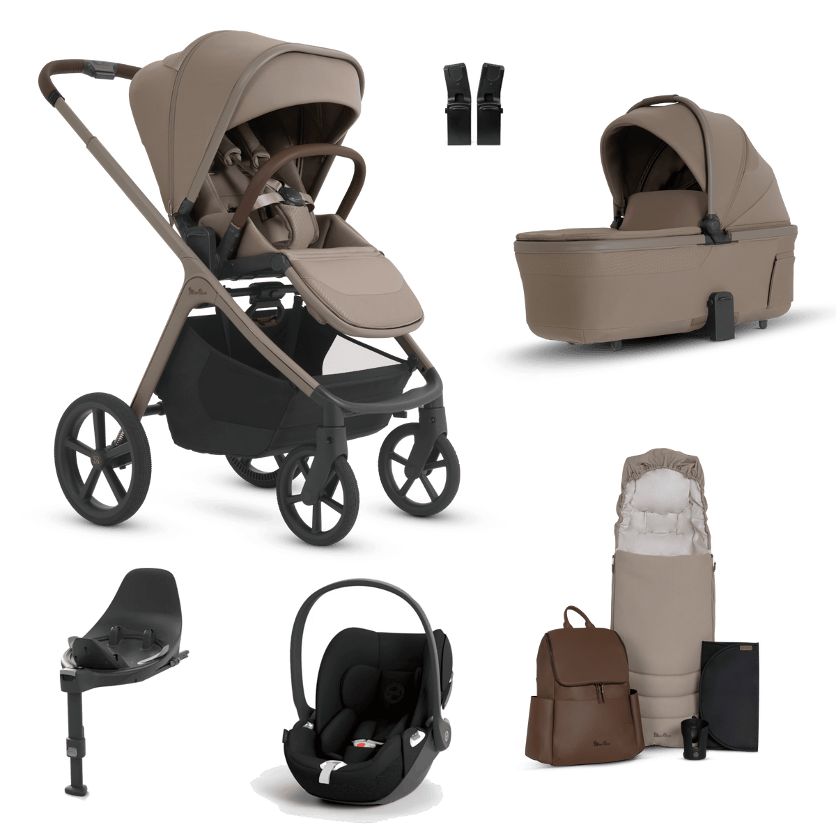 Silver Cross Cove 2 (Cloud T) Travel System - Champagne