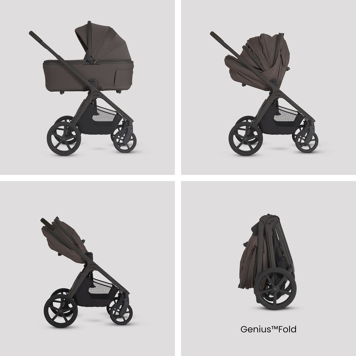 Silver Cross Cove 2 Ultimate 360 Family Travel System - Chocolate