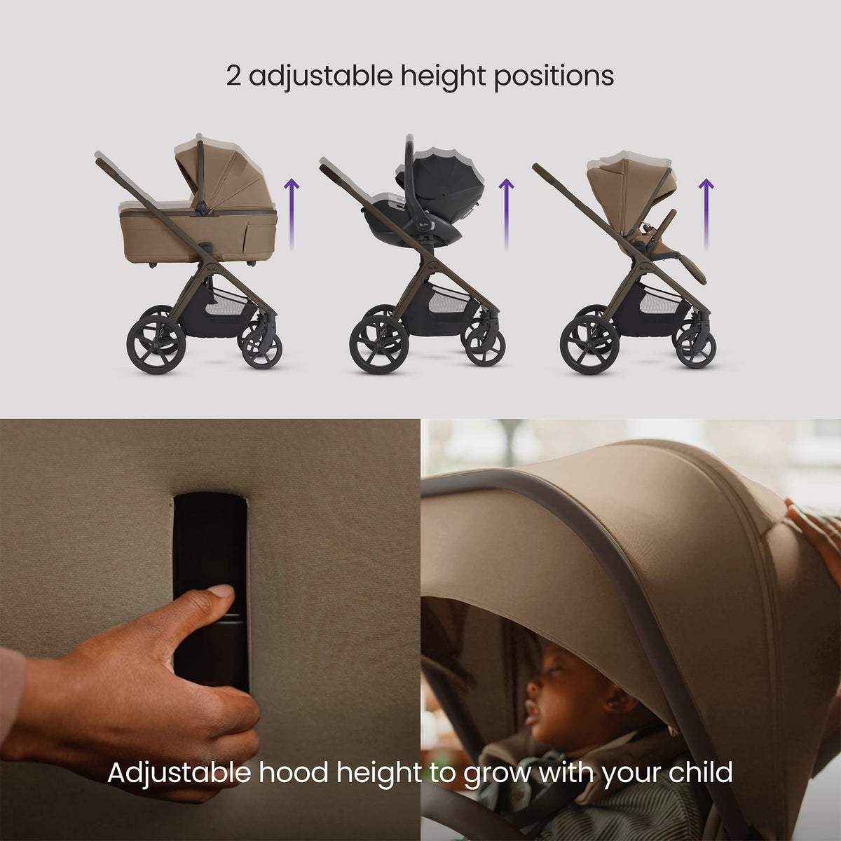 Silver Cross Cove 2 Ultimate 360 Family Travel System - Maple