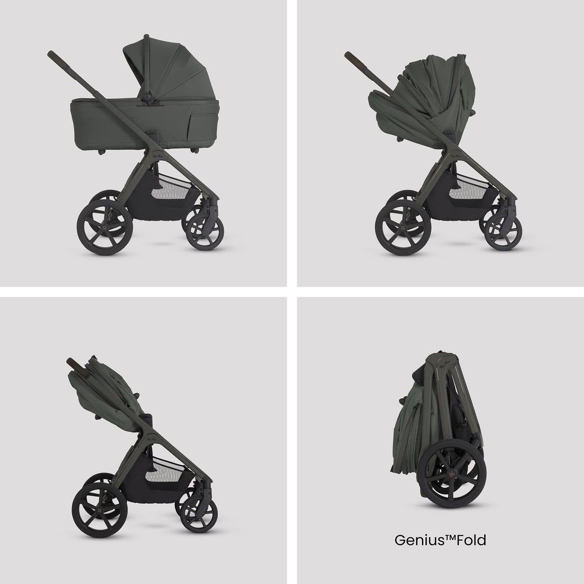 Silver Cross Cove 2 Ultimate 360 Family Travel System - Pewter