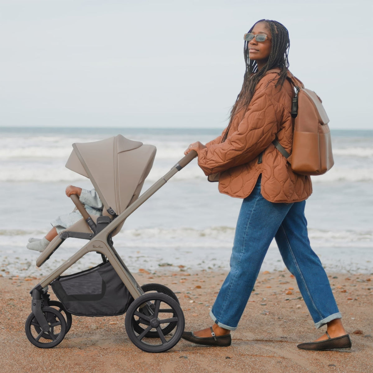 Silver Cross Cove 2 (Pebble 360 PRO2) Travel System - Champagne