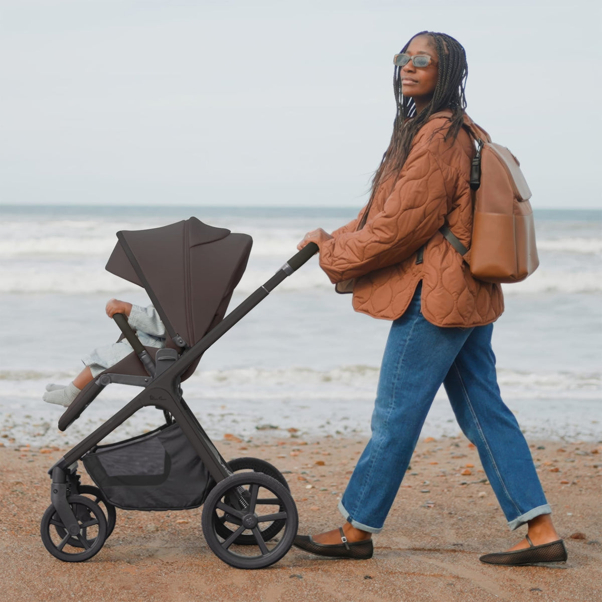 Silver Cross Cove 2 (Cloud T) Travel System - Chocolate