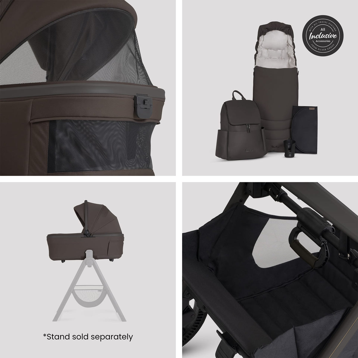 Silver Cross Cove 2 Ultimate 360 Travel System - Chocolate