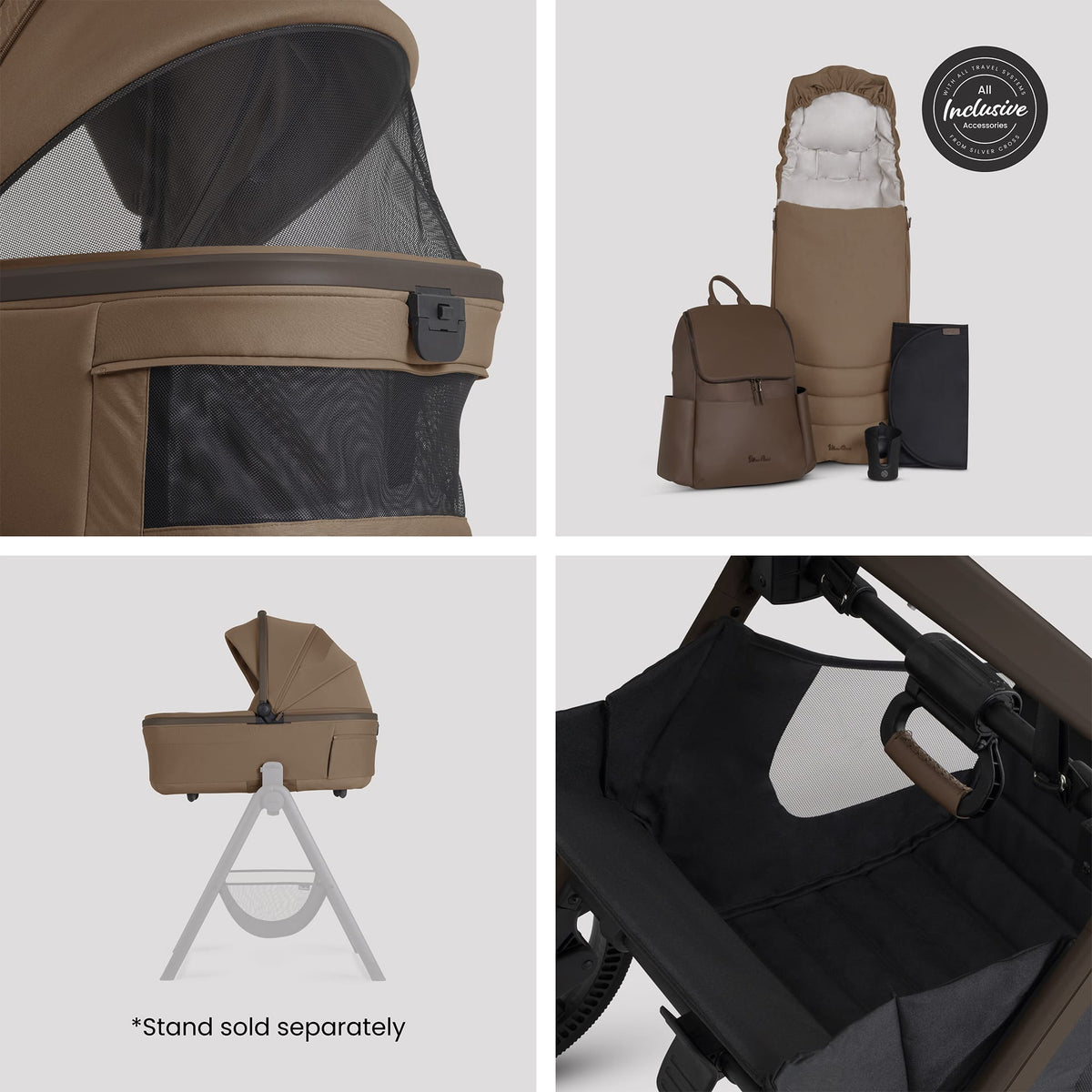 Silver Cross Cove 2 Ultimate 360 Travel System - Maple