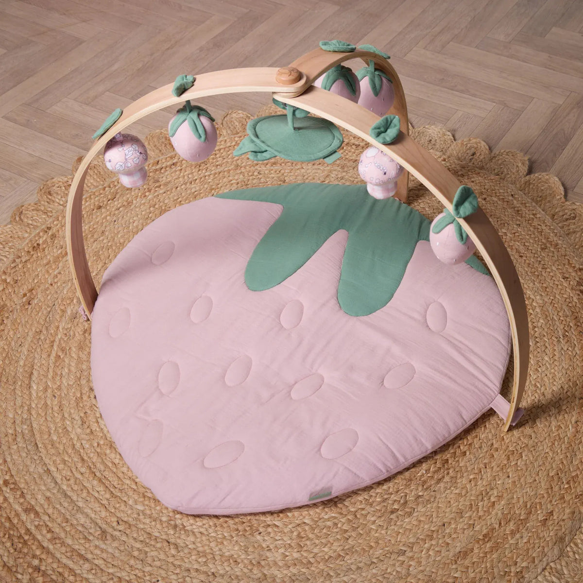 Tutti Bambini Luxury Wood & Muslin Playgym - Tiny Tails