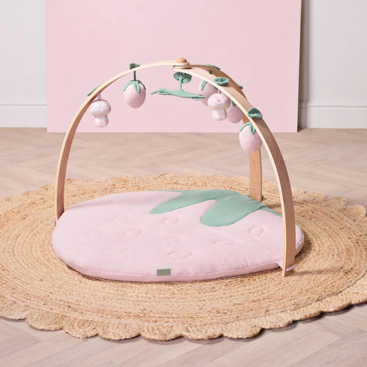 Tutti Bambini Luxury Wood & Muslin Playgym - Tiny Tails