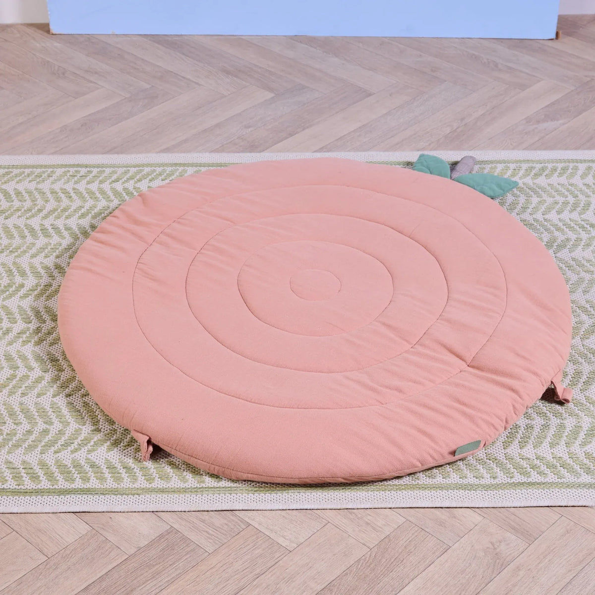 Tutti Bambini Soft Muslin Padded Playmat - Apple